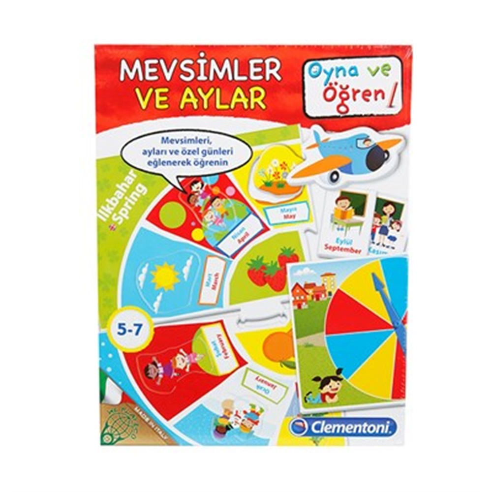 Clementoni Oyna ve Öğren Aylar ve Mevsimler (3-5 Yaş)