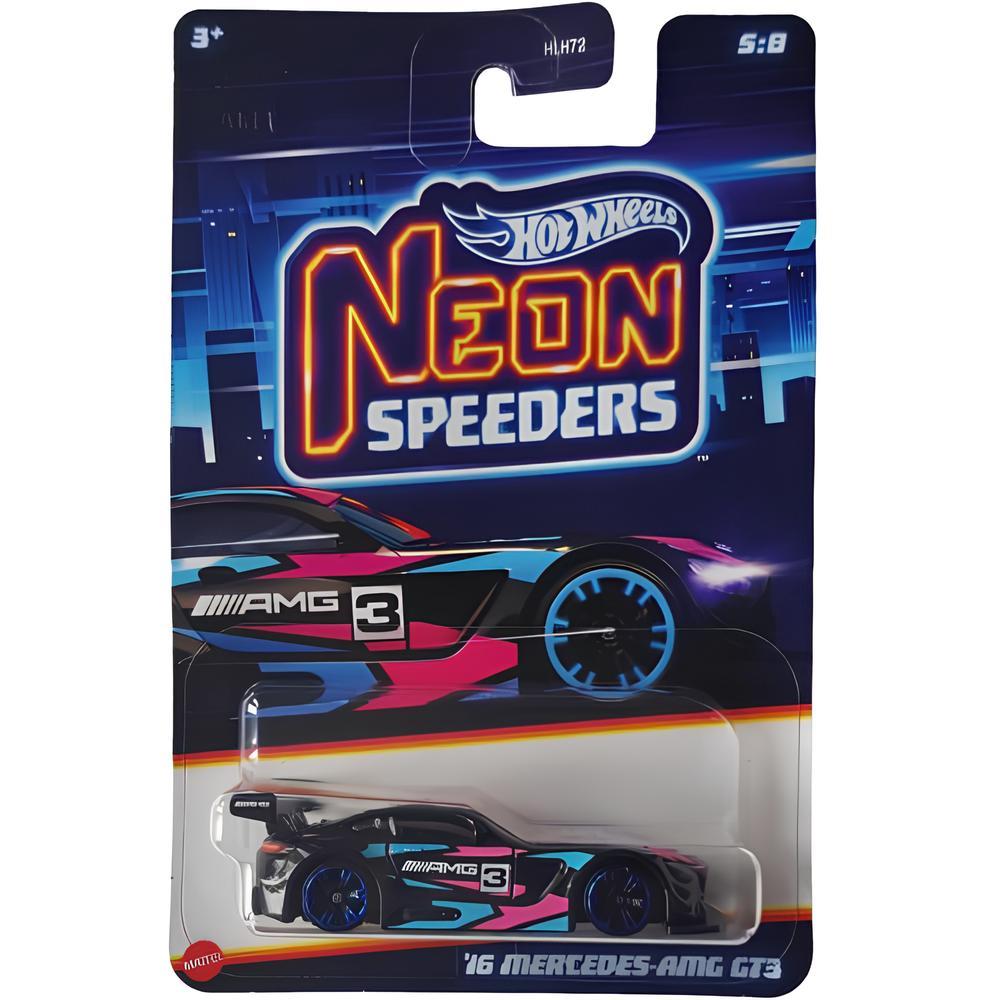 Hot Wheels Neon Speeders 2016 Mercedes AMG GT3 HLH72-HRW79 Hot Wheels HRW79
