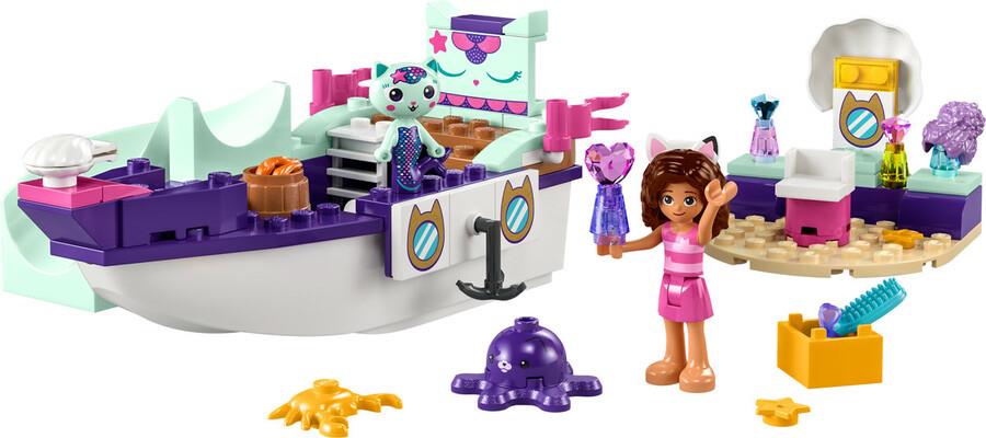 LEGO® GABBYS DOLLHOUSE GABBY VE SUSLU KEDI’NIN GEMISI VE SPA 10786 Diğer LEJ10786