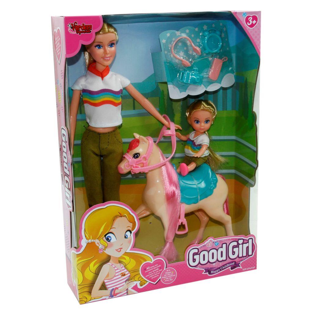 KUTULU 29CM ATLI KIZI VE ANNE BEBEK Diğer WG 115162