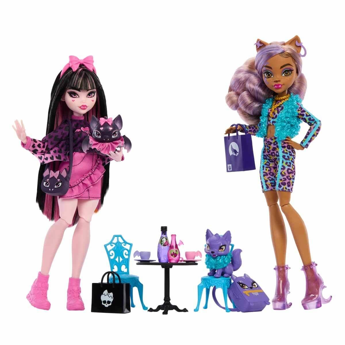 MONSTER HIGH URPERTASTIK DOSTLAR BEBEKLERI 2LI PAKET HNP96 Diğer HNP96