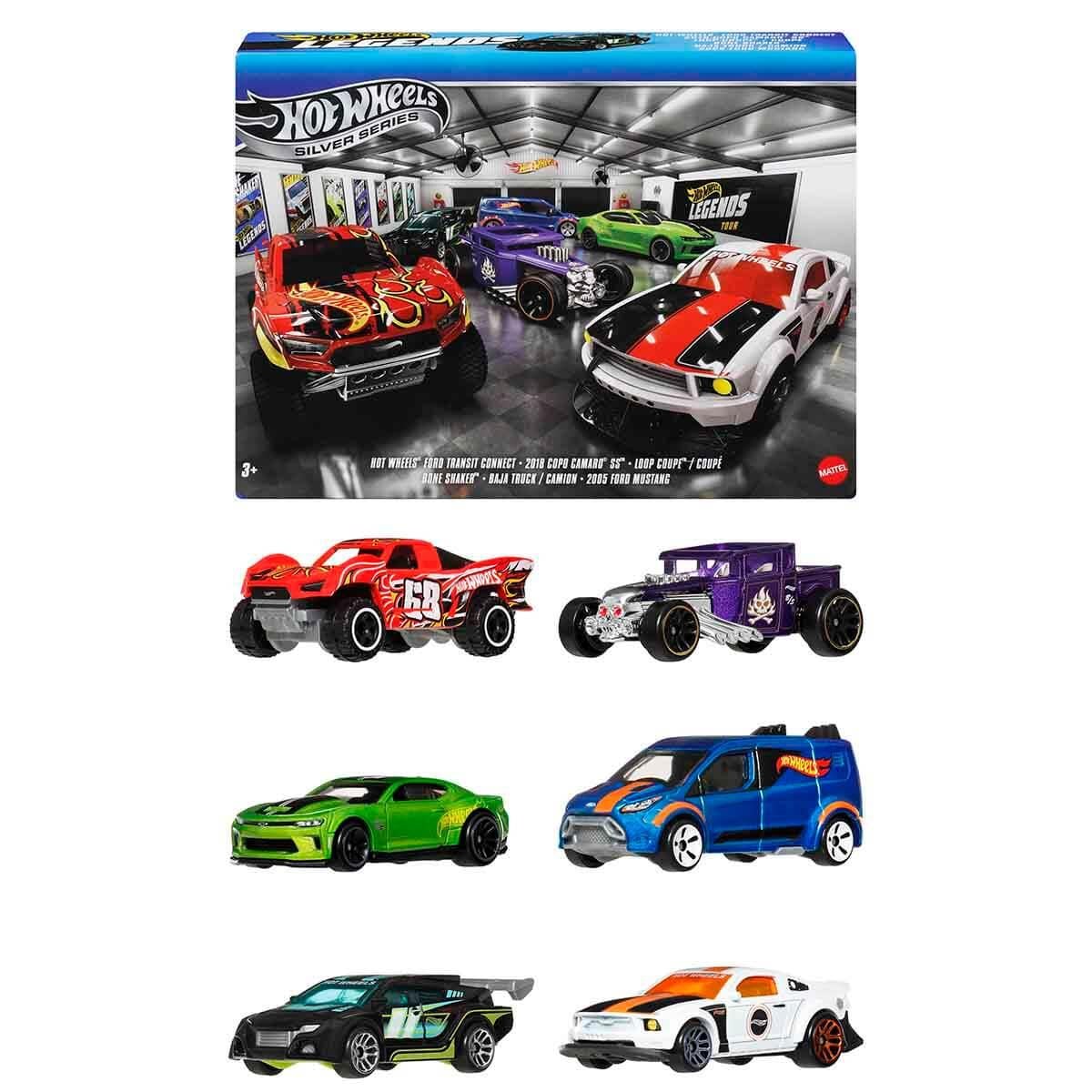 HOT WHEELS SILVER SERISI LEGENDS 6 LI PAKET JLB24 Diğer JLB24