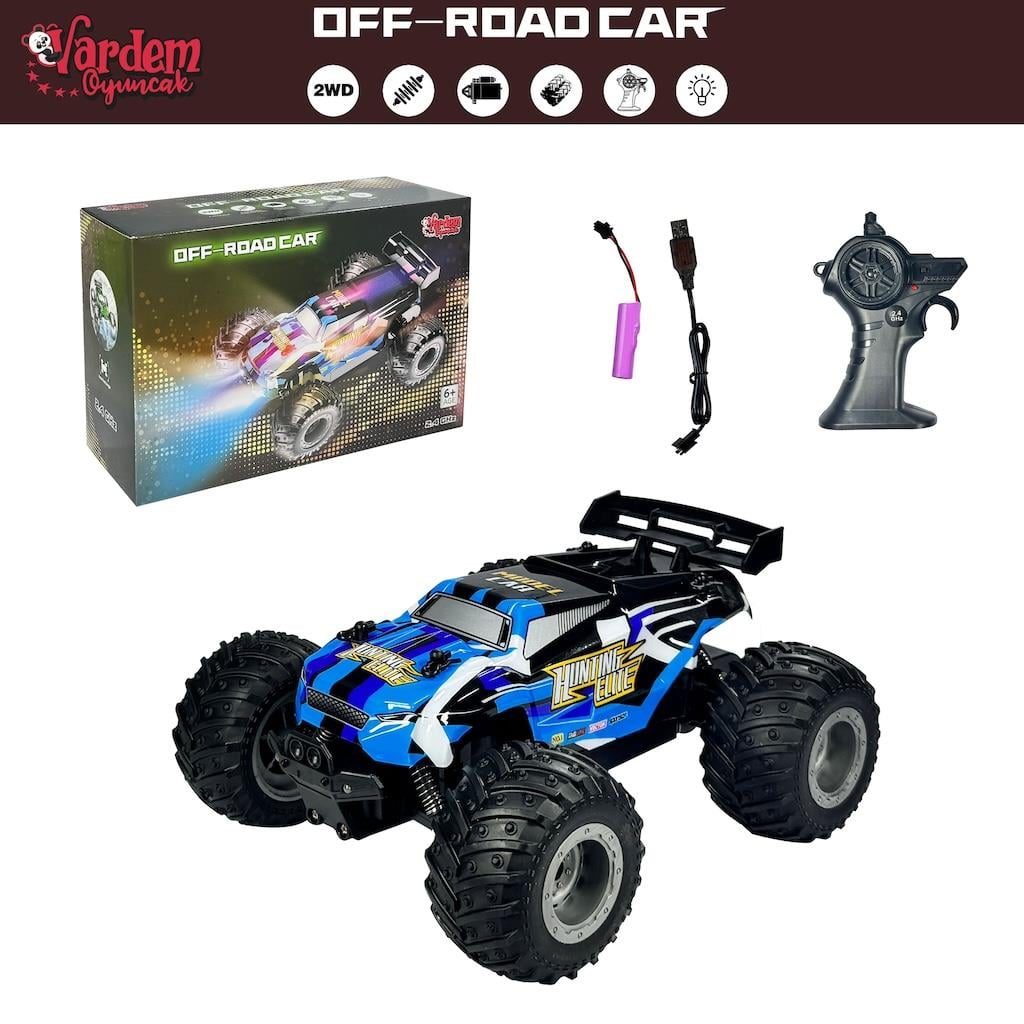 Vardem U/K F/F 2.4G 1:18 Şarjlı High Off Road Araba Mavi Vardem DS 1258A M