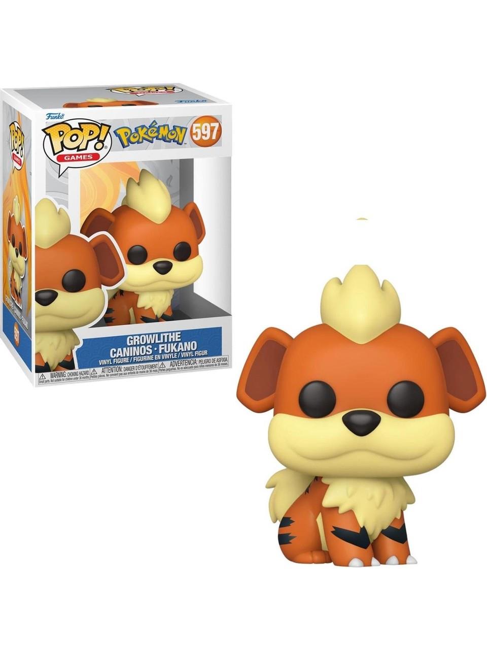 Funko Pop Games Pokémon Growlithe Caninos Fukano 74229 Funko Pop NITA 74229