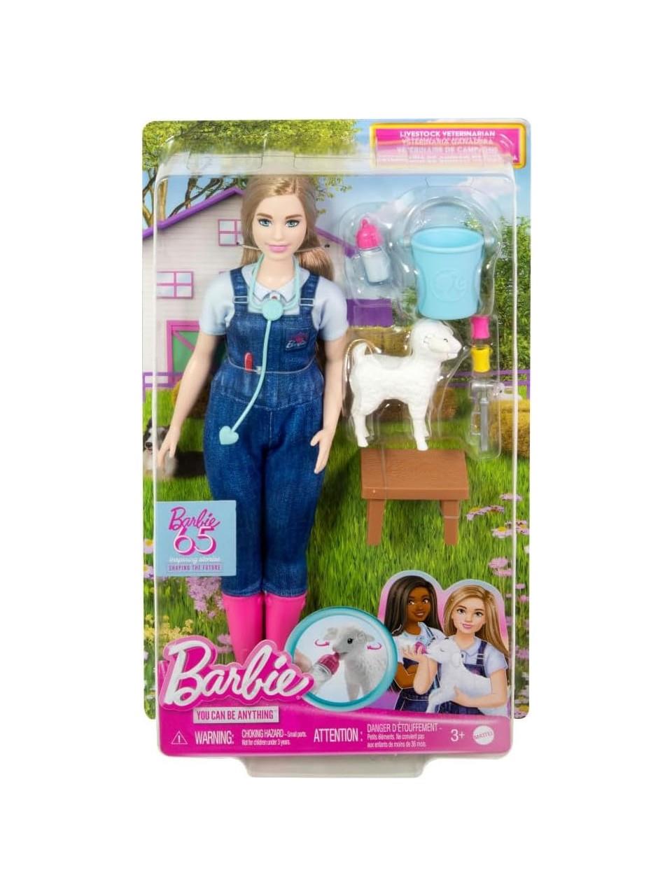 Barbie 65. Yıl Deluxe Kariyer Bebekleri Veteriner HRG42 Barbie HRG42