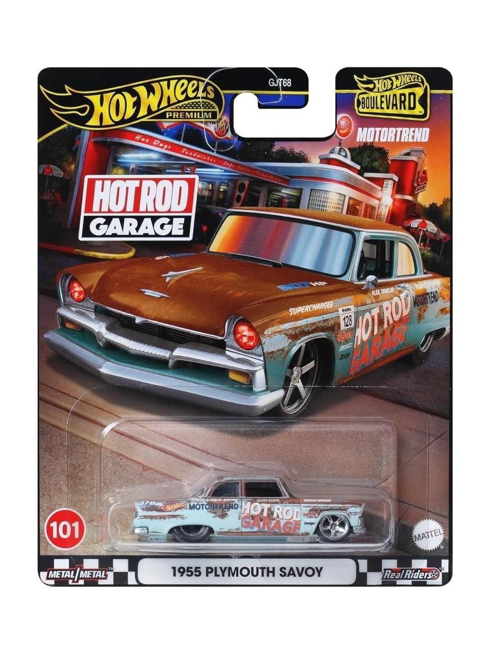 HOT WHEELS BOULEVARD 1955 PLYMOUTH SAVOY GJT68-HRT58 Diğer HRT58