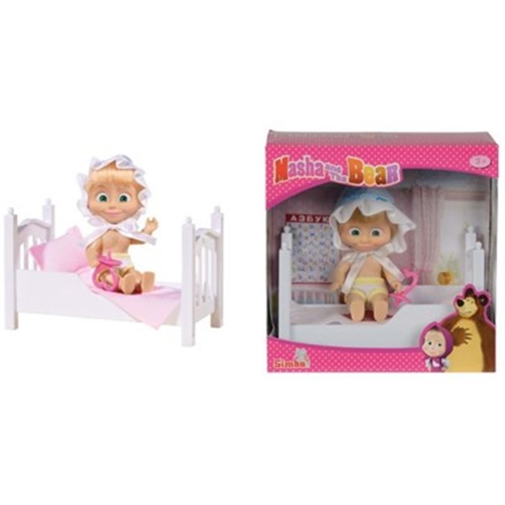 MASHA BEBEK YATAKLI/EMZİKLİ 12CM.