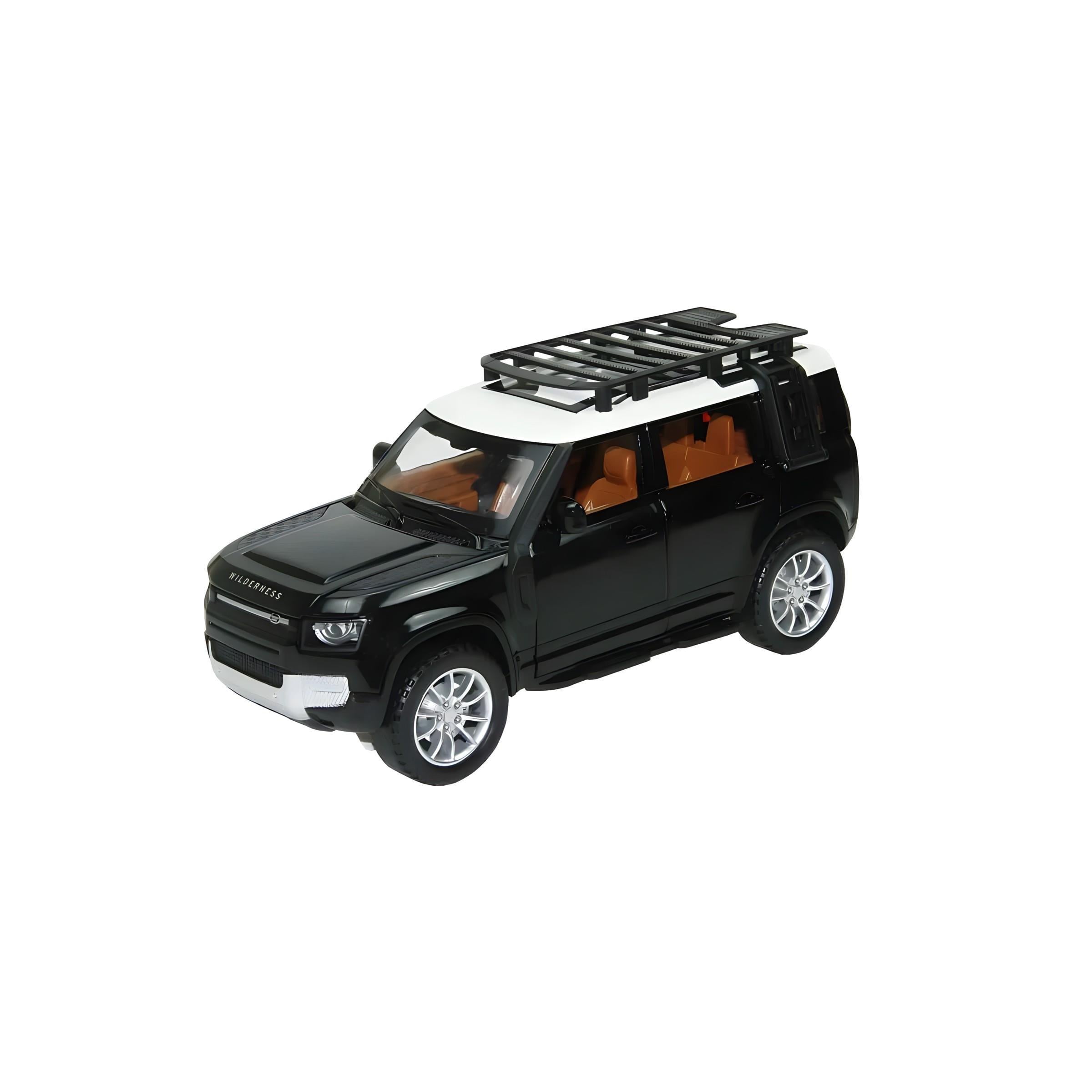 Vardem Kutulu Çek Bırak 1:22 Sesli ve Işıklı Safari Metal Jeep Siyah Vardem VARHCL 910S