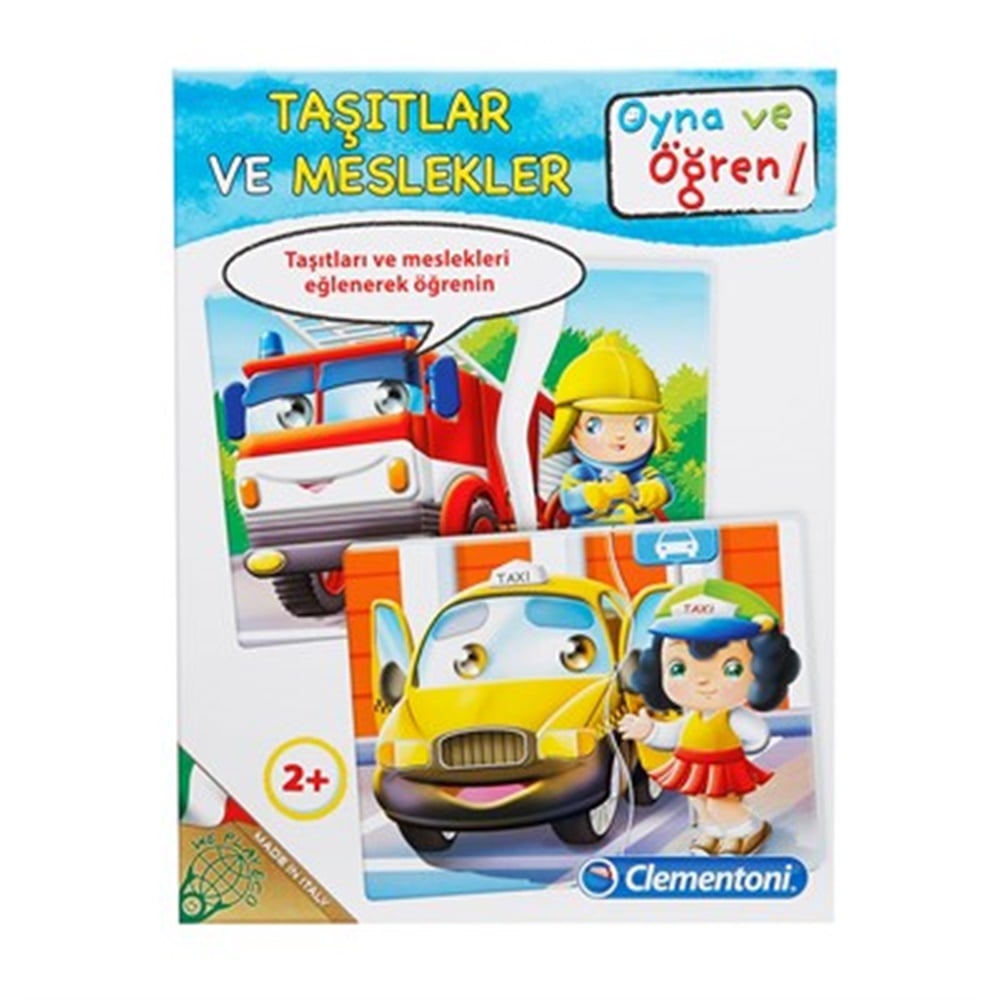 Clementoni Oyna Ve Öğren Taşıtlar Ve Meslekler (2 Yaş+)