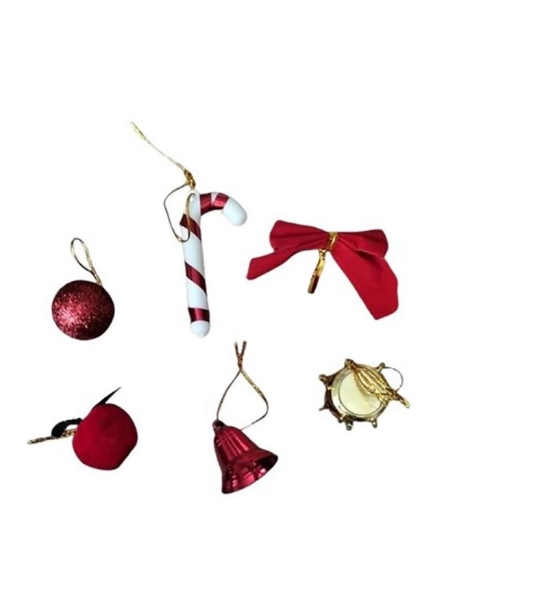 Kızılkaya 2308001 Yılbaşı Süsü 6 Parça Küçük Kızılkaya KZL 2308001