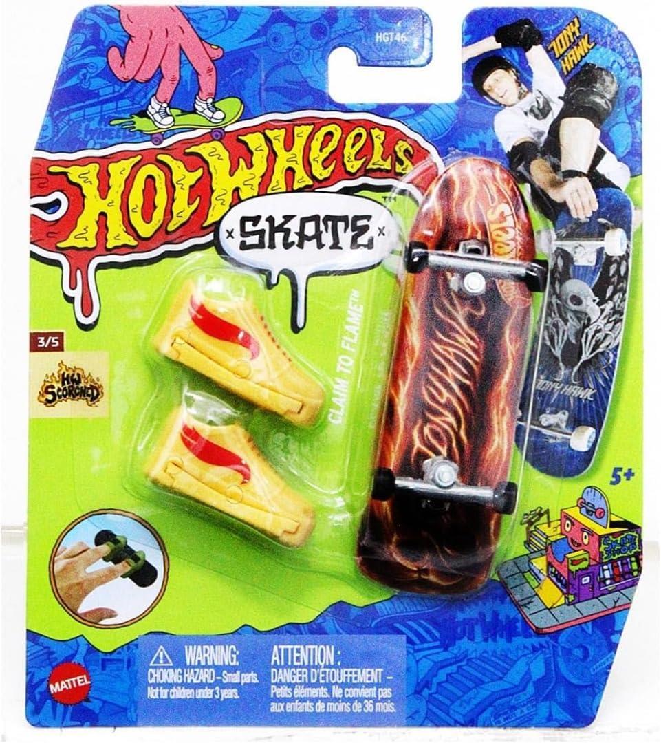 Hot Wheels Skate Parmak Kaykay ve Ayakkabı HGT46-HVJ78 Hot Wheels HVJ78