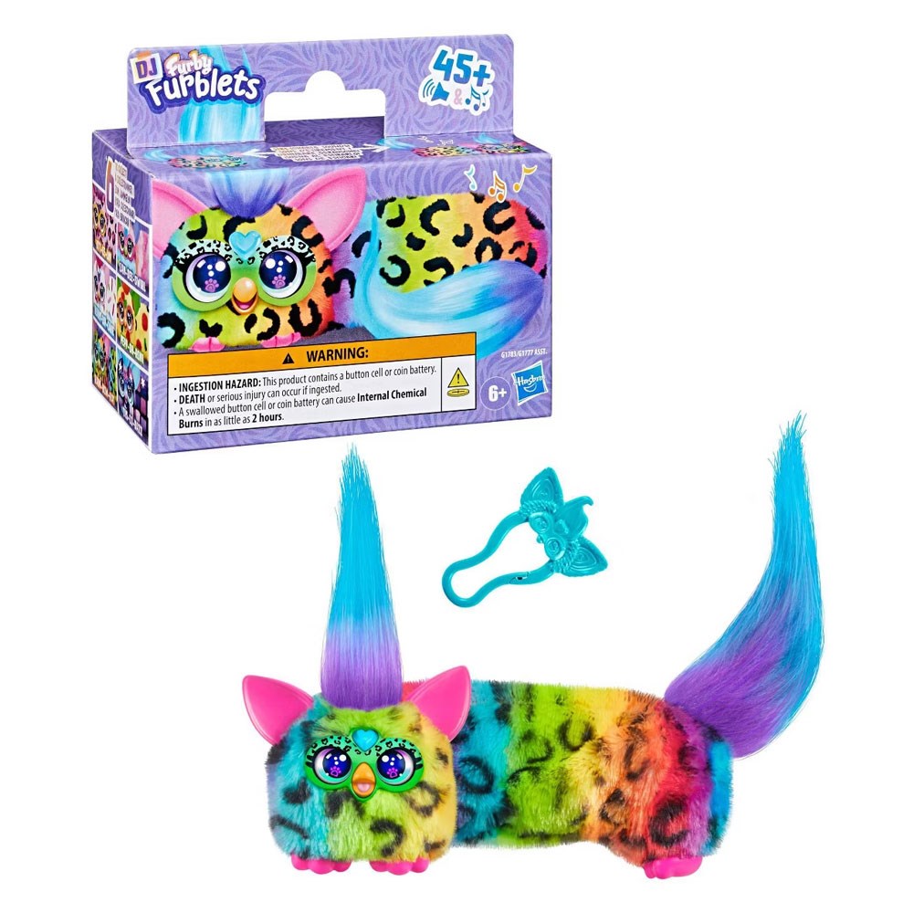 Furby DJ Furblet Rain-Bow-Kat G1777-G1783