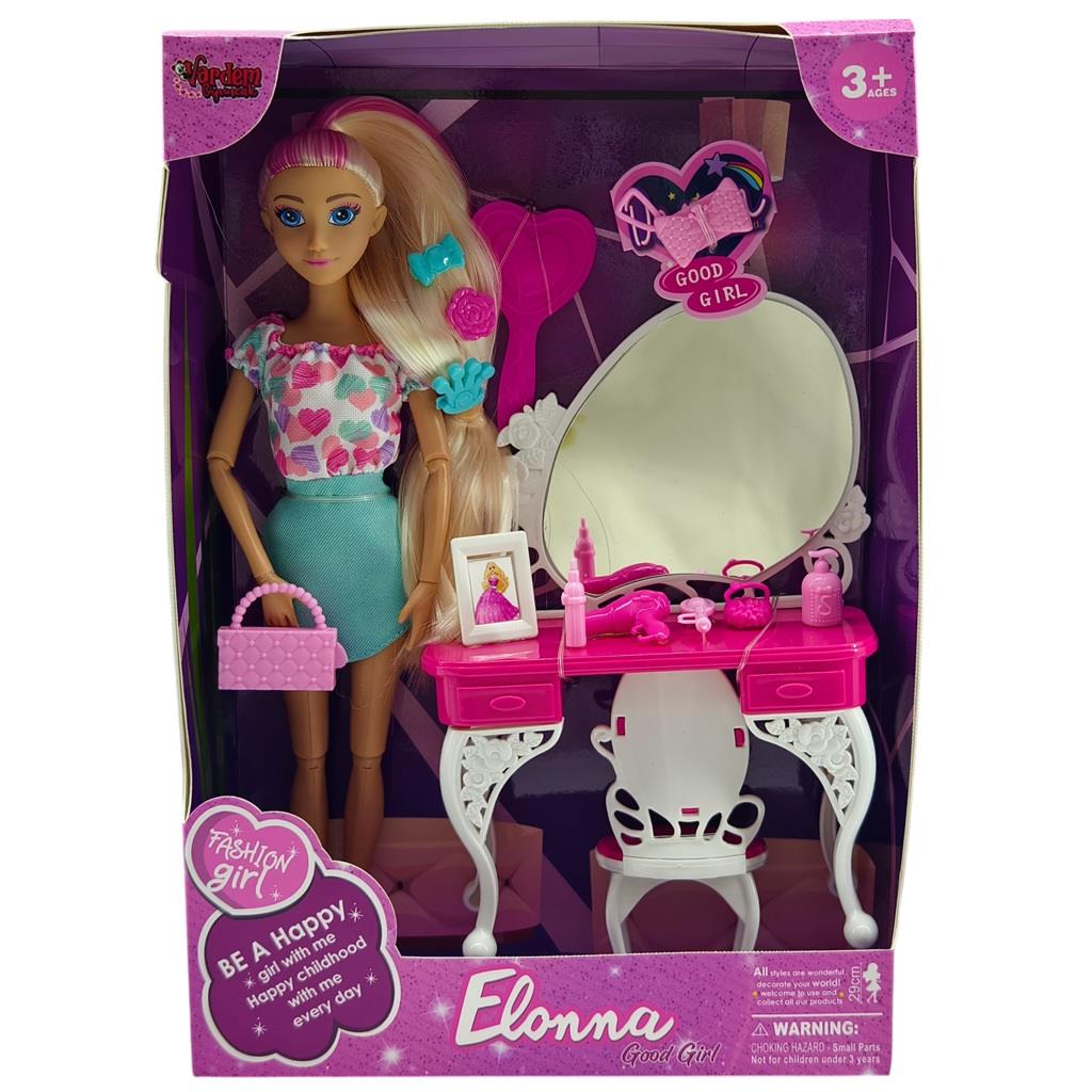 VARDEM KUTULU 11.5 INC GUZELLIK MASALI BEBEK SET 66906 Diğer WG 66906