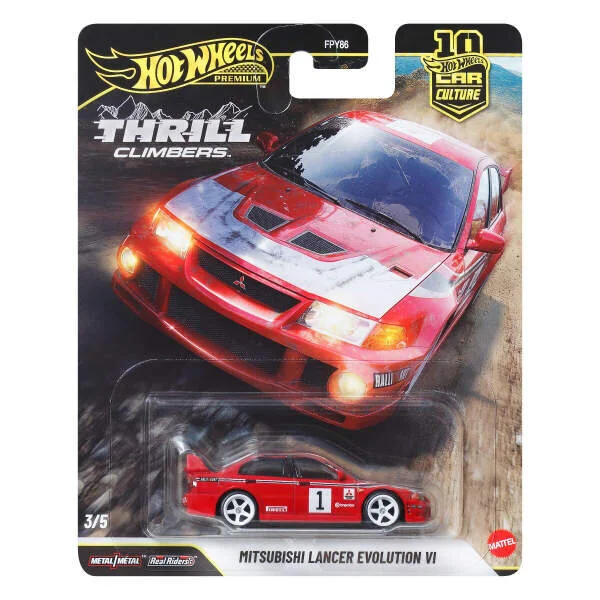 HOT WHEELS PREMIUM CAR CULTURE THRILL CLIMBERS MITSUBISHI LANCER EVOLUTION VI FPY86-JKF19 Diğer JKF19