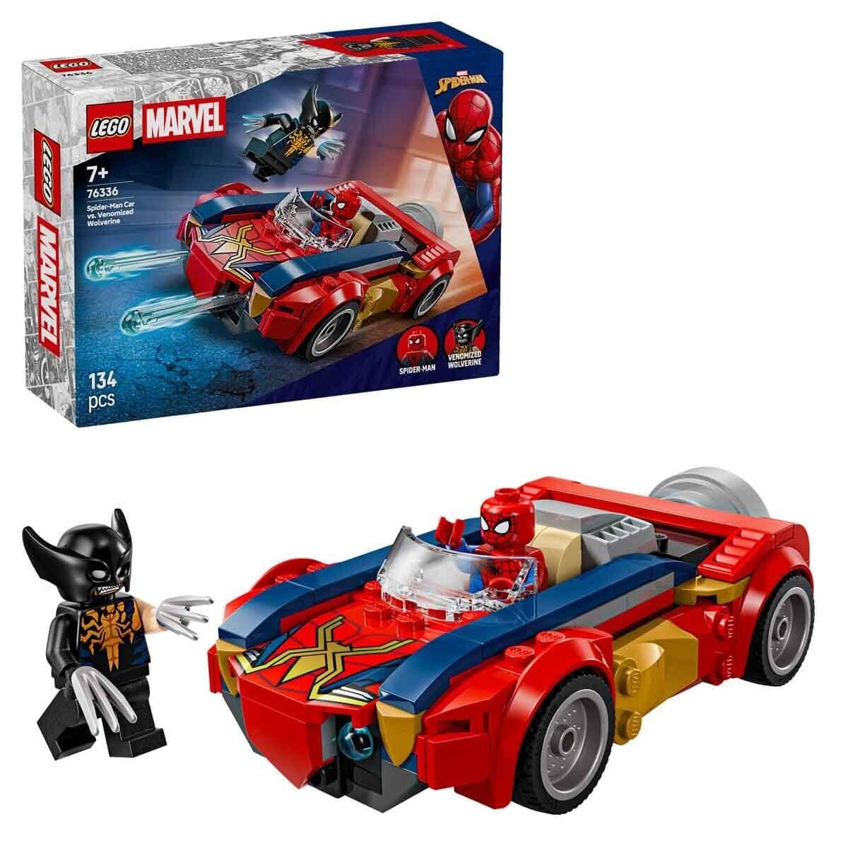 LEGO Marvel Örümcek Adam Arabası Venomlaşmış Wolverine'e Karşı 76336 Lego LSS76336