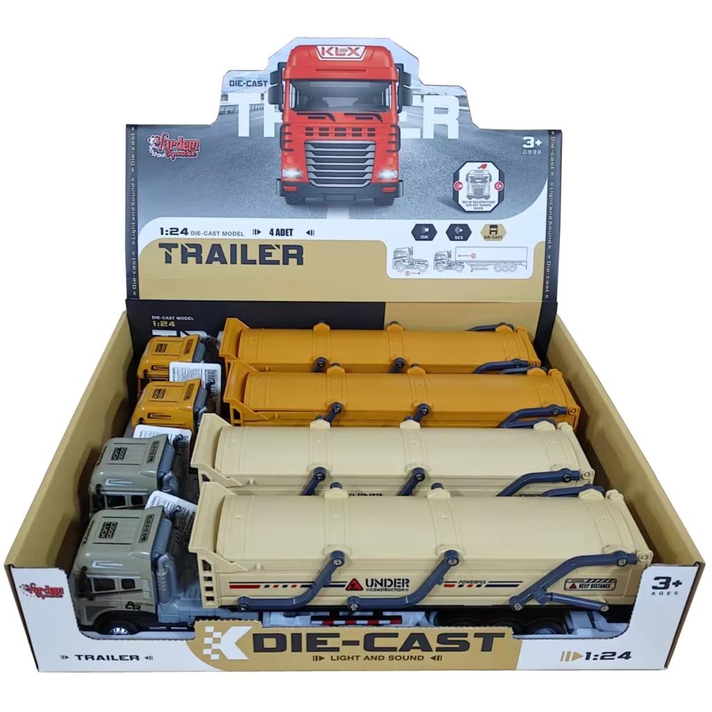 VARDEM SURTMELI DIE-CAST ISIKLI VE SESLI TANKER TASIYAN TIR 22 Diğer KLX800 22