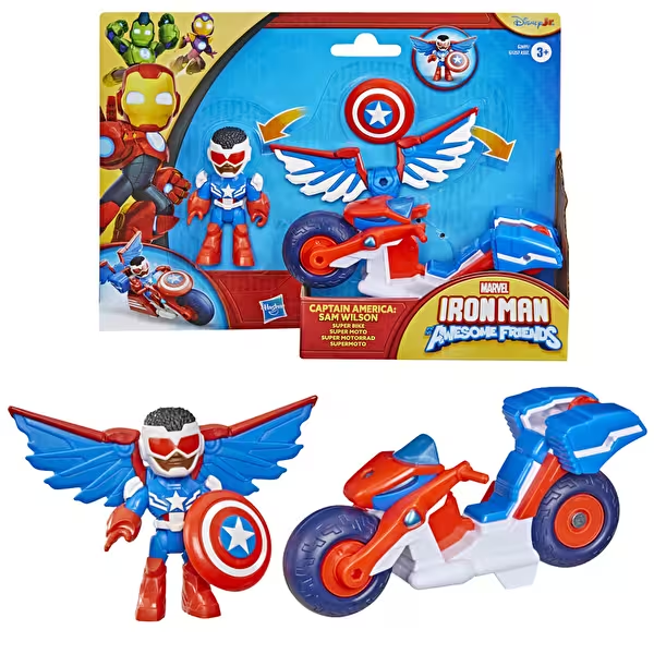 IRON MAN VE ARKADASLARI FIGUR VE ARAC CAPTAIN AMERICA G1257-G2691 Diğer G2691