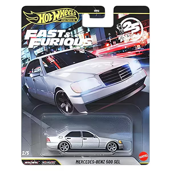 HOT WHEELS PREMIUM F&F MERCEDES-BENZ 500 SEL HNW46-JHW67 Diğer JHW67