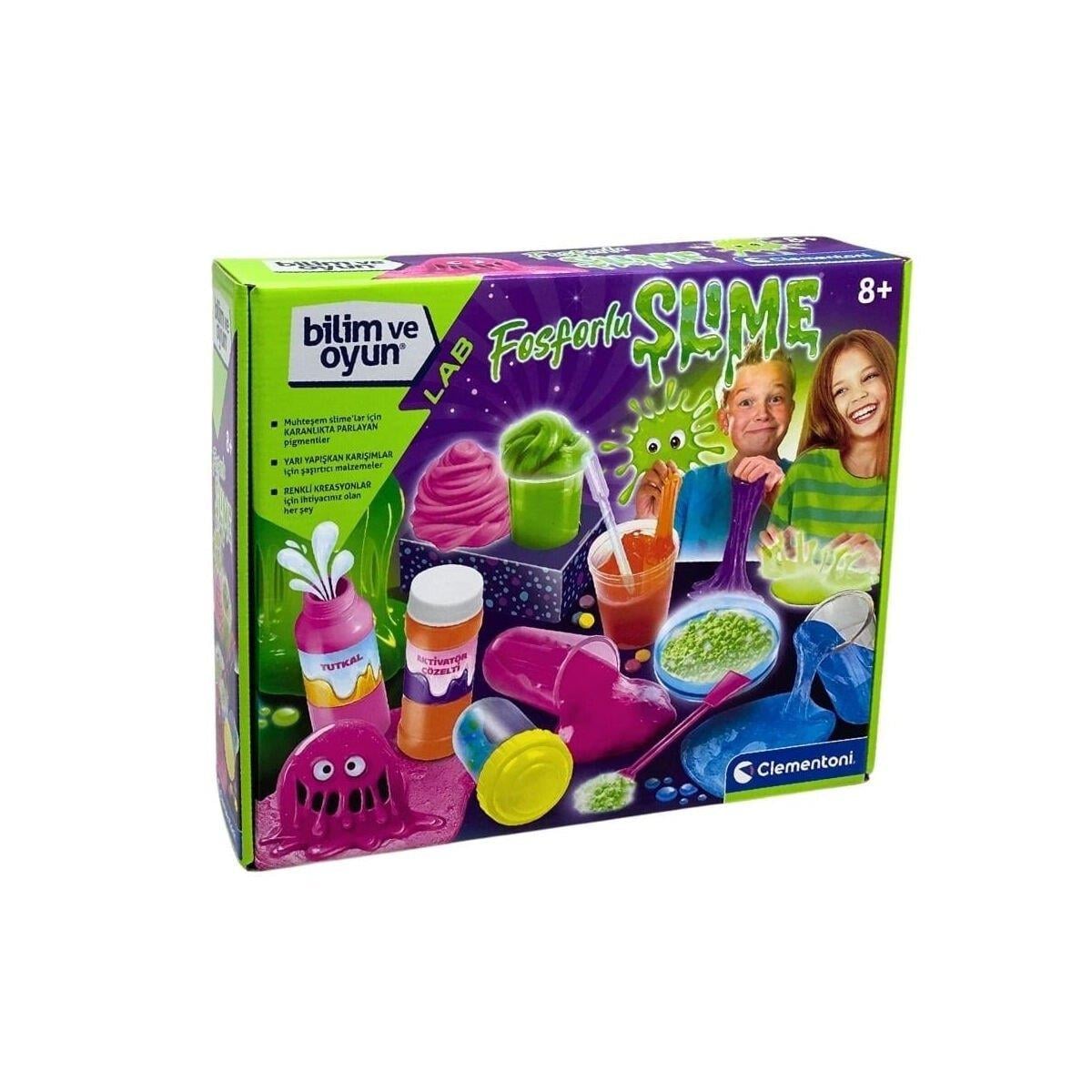CLEMENTONI BILIM VE OYUN FOSFORLU SLIME 64739 Diğer CLE 64739