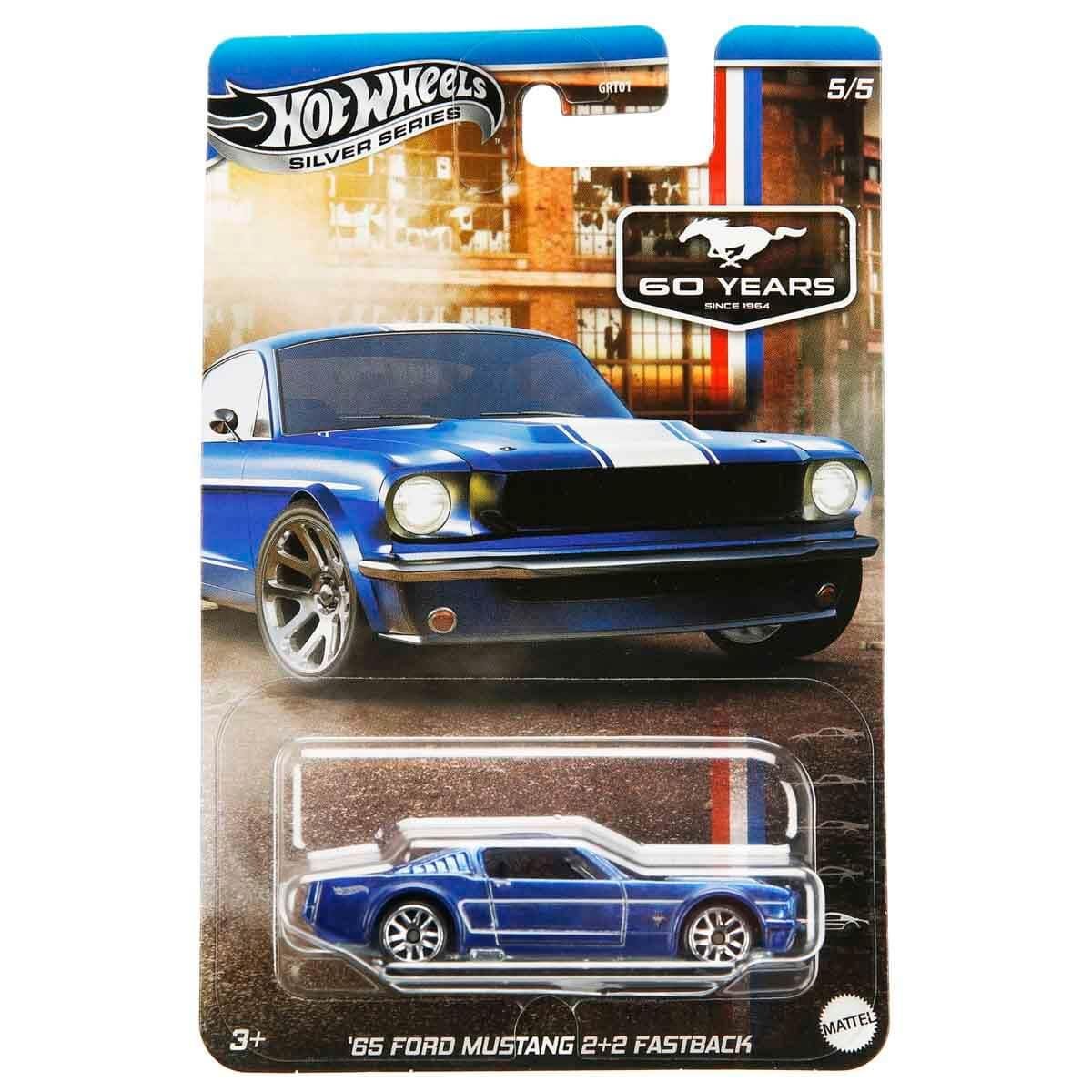 HOT WHEELS SILVER SERIES ARABA 65 FORD MUSTANG 2+2 FASTBACK GRT01-JBY54 Diğer JBY54