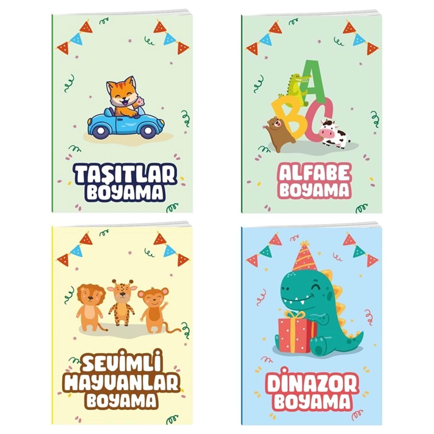 Lilamor Boyama Kitapları Bubu LLM BK2129 BK01 BK02 BK03
