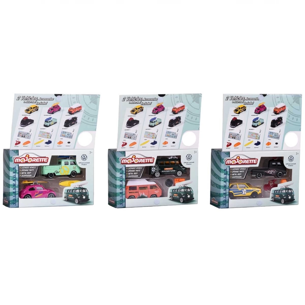 MAJORETTE 2LI PAKET VOLKSWAGEN THE ORIGINALS MODEL ARABALAR 212055006 Diğer SMB 212055006