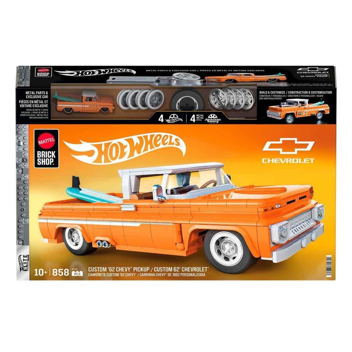 HOT WHEELS ELITE SERISI CUSTOM 62 CHEVY PICKUP ARABA YAPIM SETI 858 PARCA JFT20 Diğer JFT20