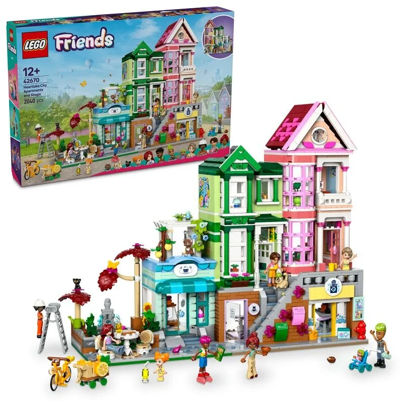 LEGO FRIENDS HEARTLAKE CITY DAIRELERI VE MAGAZALARI MODEL SETI 42670 Diğer LGF42670