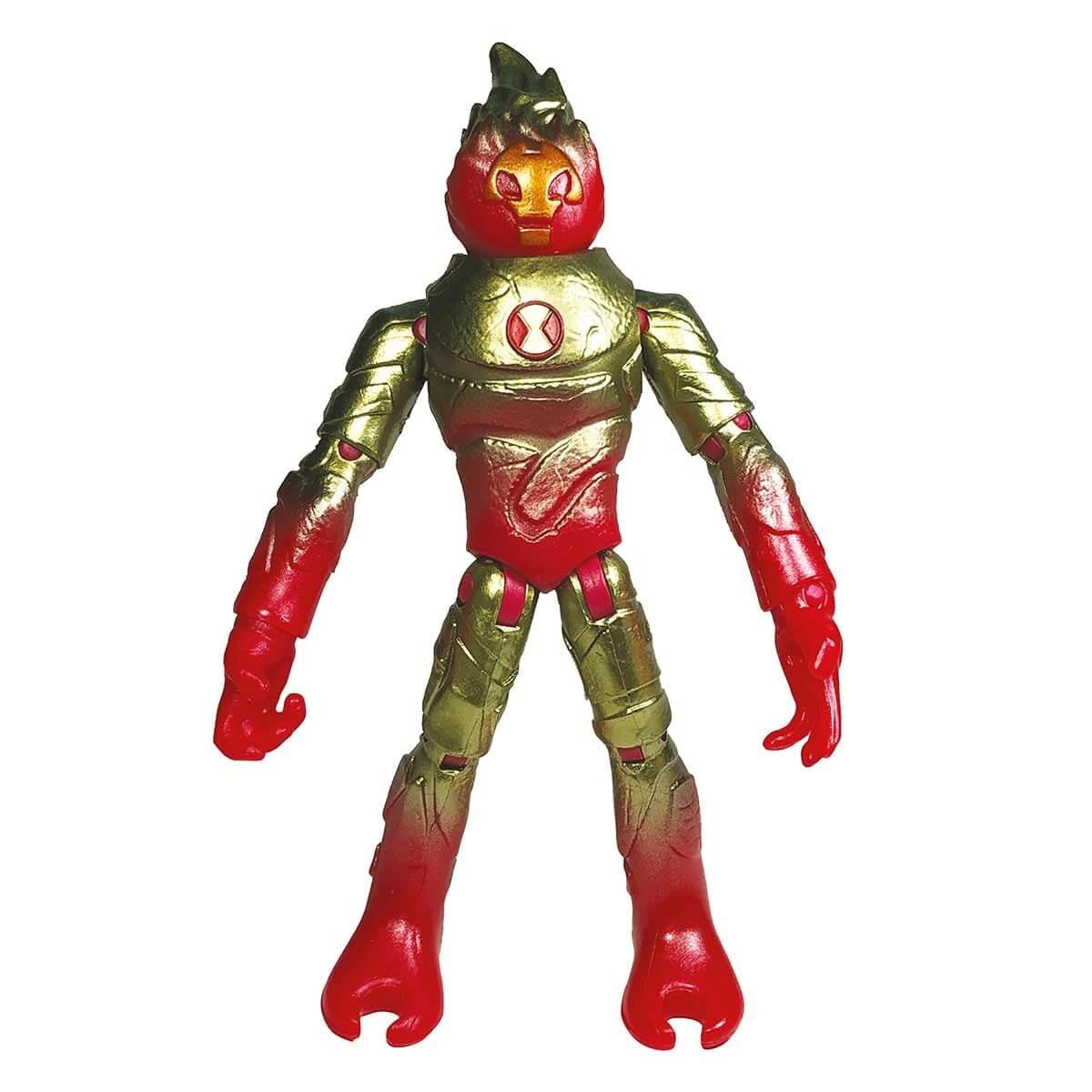 BEN10 Aksiyon Figürleri Omni-Metallic Heatblast 76173 Ben 10	 BEN80000 76173