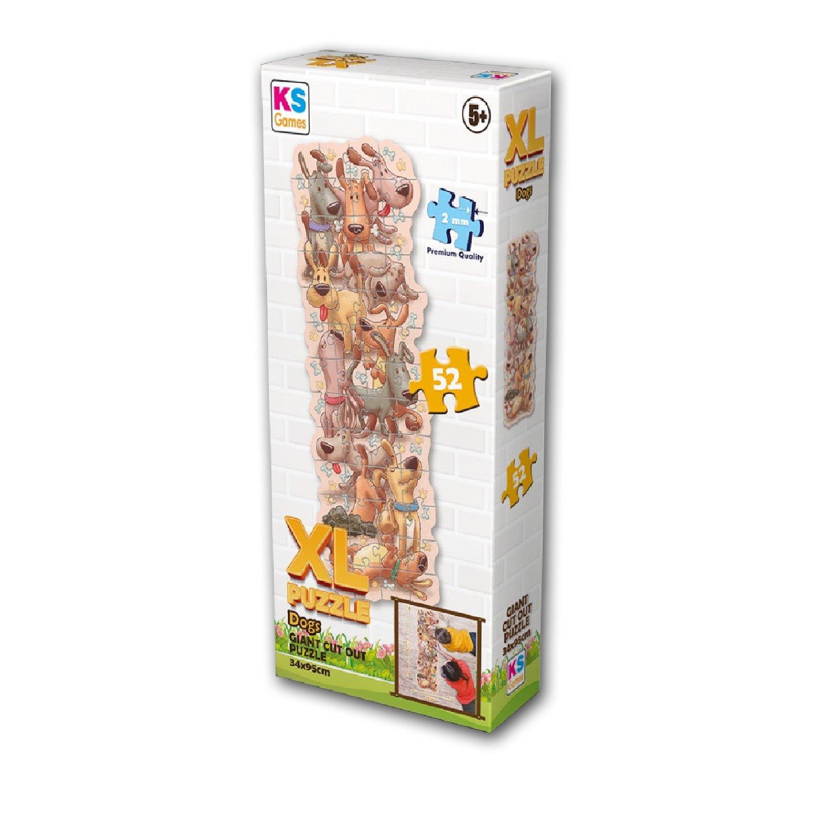 KS PUZZLE 52 PARCA DOGS XL Diğer KS 28618