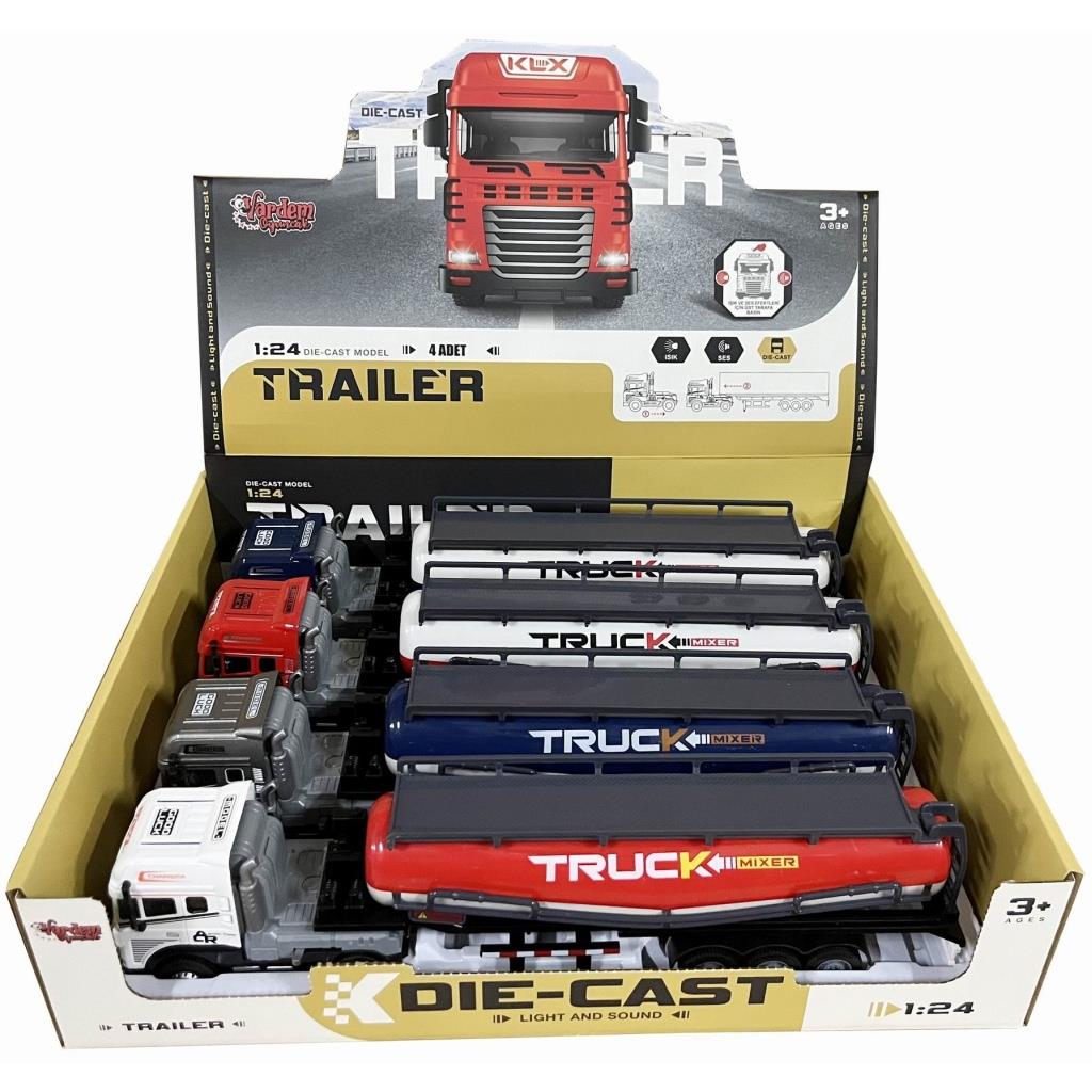 VARDEM SURTMELI DIE-CAST ISIKLI VE SESLI TANKER TASIYAN TIR 20 Diğer KLX800 20