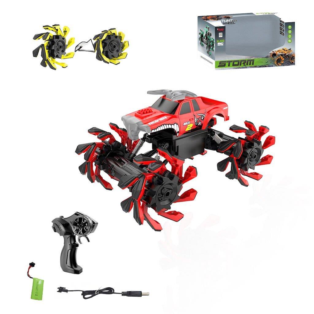 Vardem Uzaktan Kumandalı Full Fonksiyon Şarjlı 2.4 Ghz 2 Hız Açılır Tekerlekli Akrobat Bulls Kırmızı Vardem VAR SYR 666 781 K