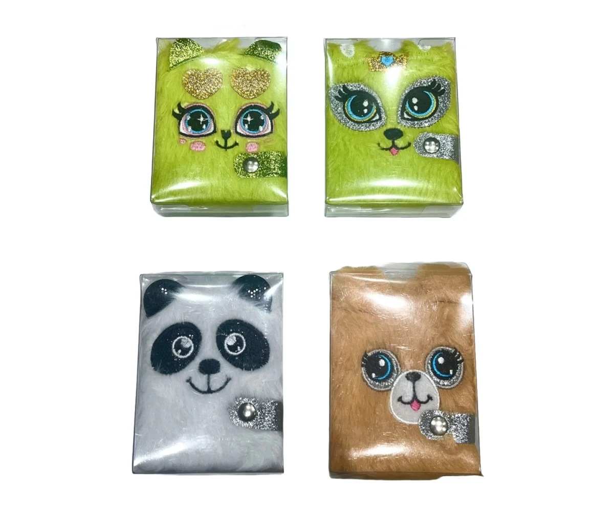 Lilamor Anht. Mini Peluş Defter 8X10 (8 ASS.) Lilamor LLM DF0810 PD01