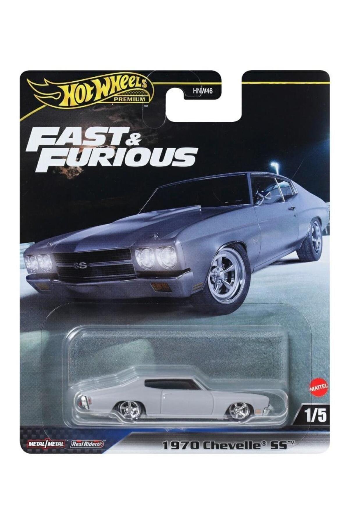 HOT WHEELS FAST & FURIOUS PREMIUM ARABALAR 1970 CHEVELLE SS HNW46-JBL94 Diğer JBL94