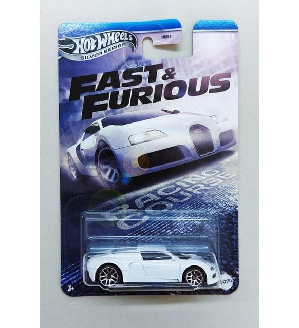 HOT WHEELS SILVER SERIES FAST & FURIOUS BUGATTI VEYRON HNR88-JBY43 Diğer JBY43