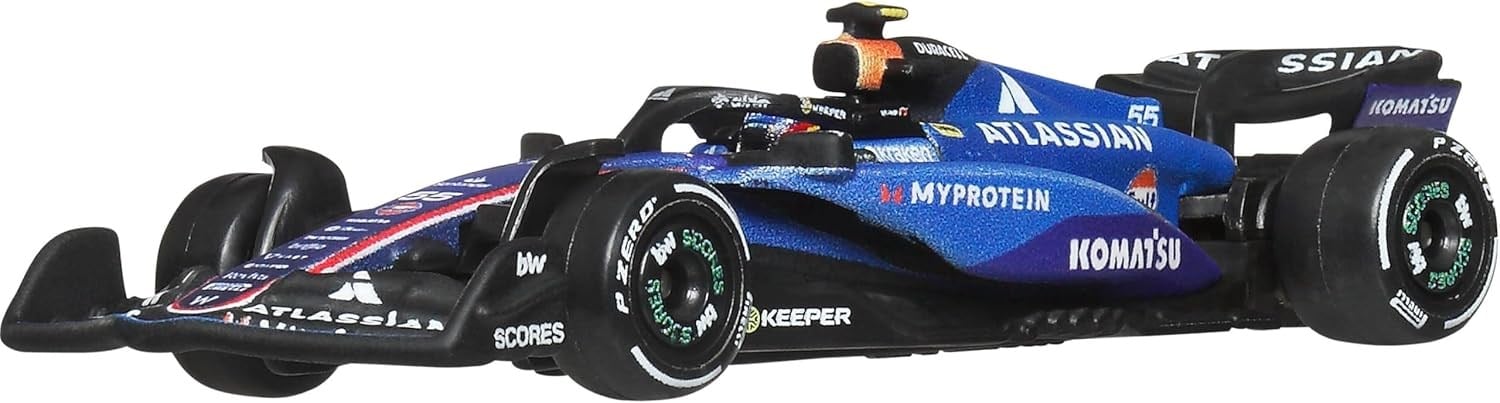 Hot Wheels Premium Formula 1 Yarış Arabası Atlassian Williams Racing 2025 HRV11-JKD85 Hot Wheels JKD85