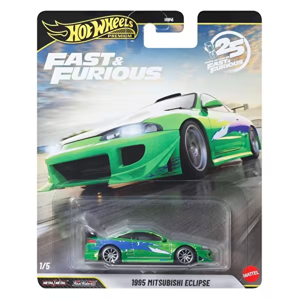HOT WHEELS PREMIUM F&F 1995 MITSUBISHI ECLIPSE HNW46-JHW68 Diğer JHW68