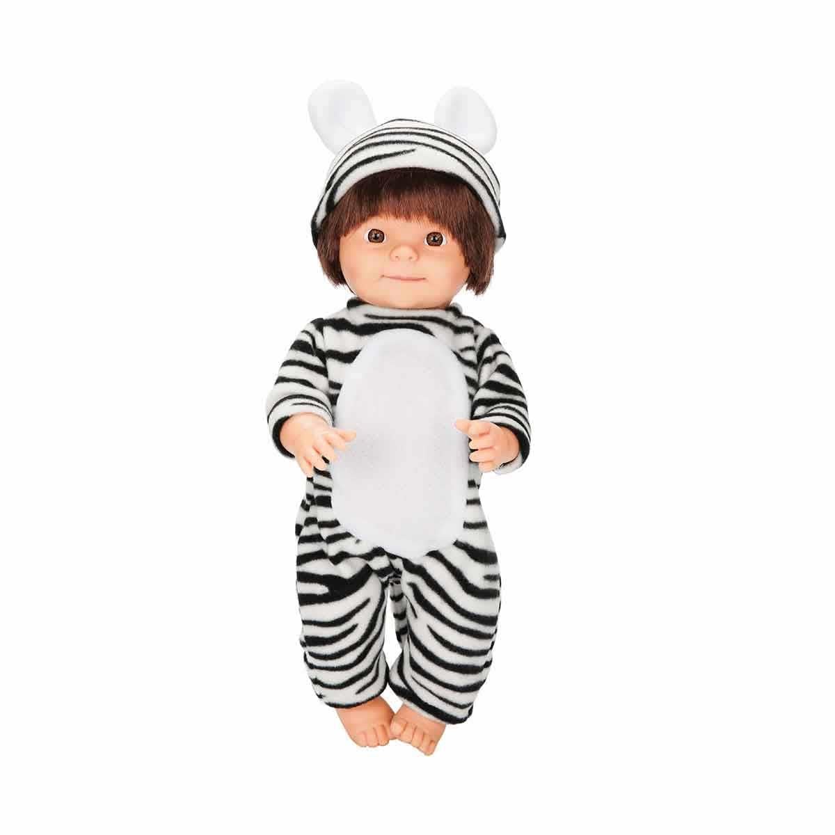 BEBELOU HAYVAN KOSTUMLU 40 CM ZEBRA BEBEK Sunman S00040041 Z