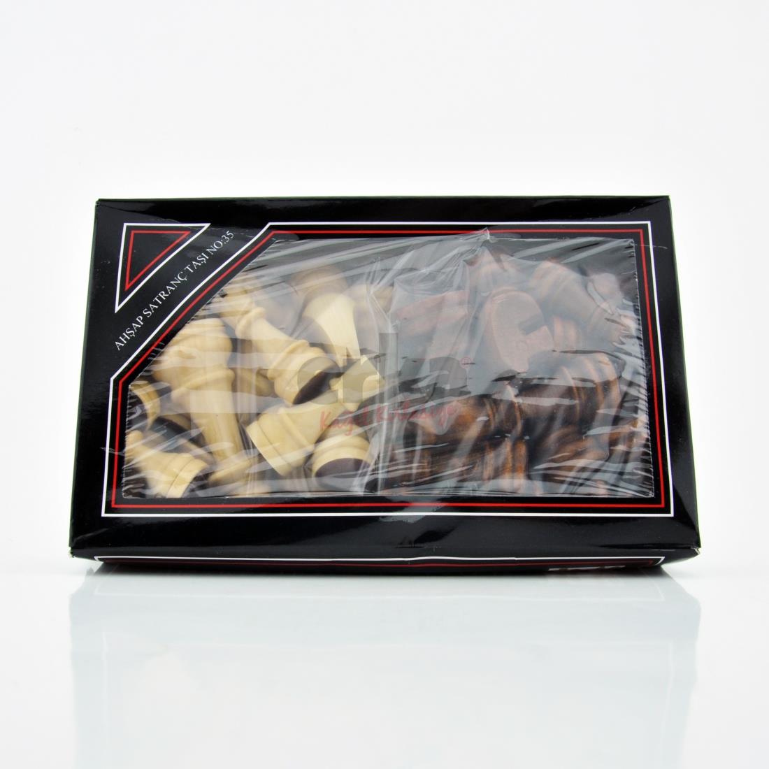 Star Ahşap Satranç Taşları No:35 Star STR850400