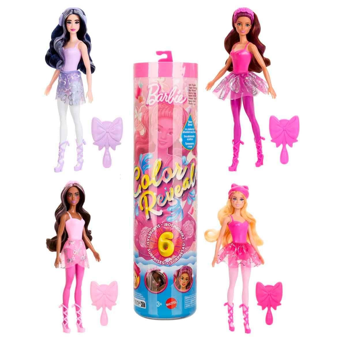 Barbie Color Reveal Renk Değiştiren Balerin Serisi Sürpriz Paket HRK17 Barbie HRK17