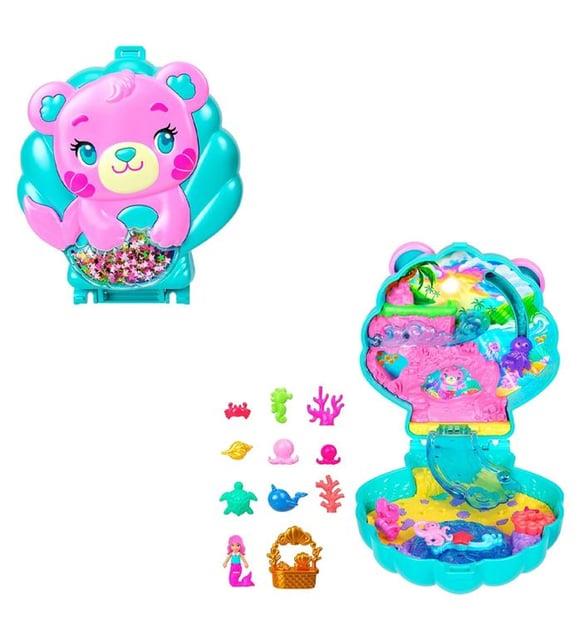 POLLY POCKET VE MACERALARI KOMPAKT OYUN SETI GLITTER ISLAND JFG56-JCB16 Diğer JCB16