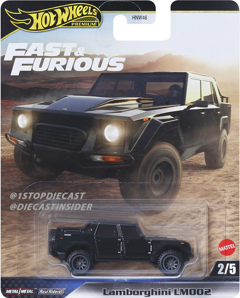 HOT WHEELS PREMIUM FAST & FURIOUS LAMBORGHINI LM002 HNW46-JBL86 Diğer JBL86