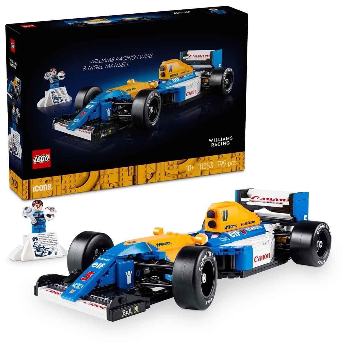 LEGO ICONS WILLIAMS RACING FW14B VE NIGEL MANSELL 10353 Diğer LSR10353