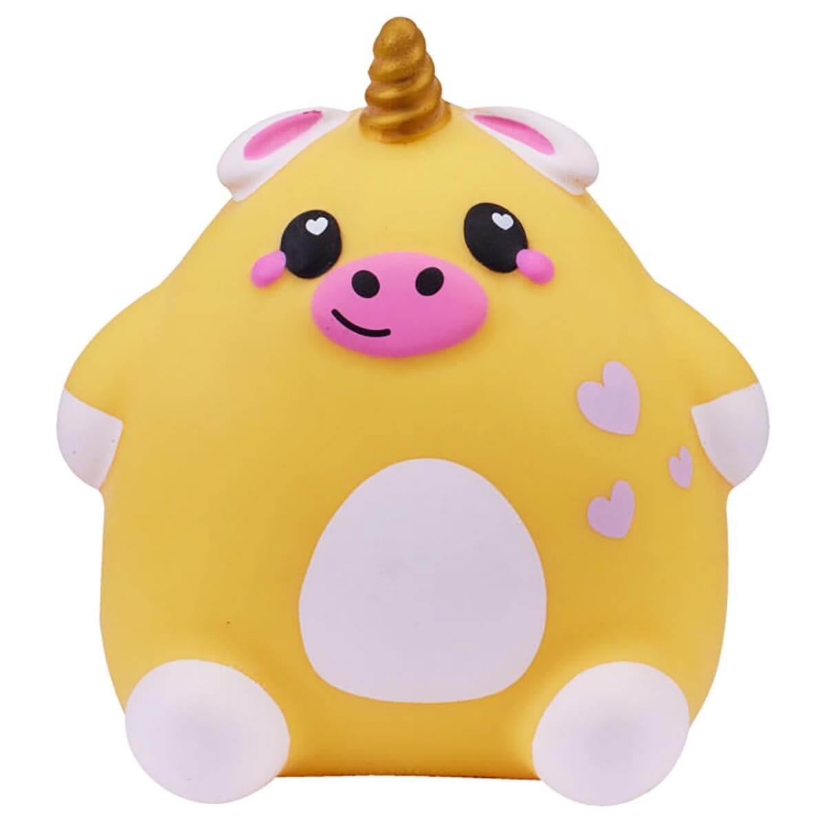 SMOOSHZEES MINI CUTZEES SQUISHY FIGUR SERI1 MH004001 - SARI UNICORN BUTTERCUP Diğer MH004001 SUB