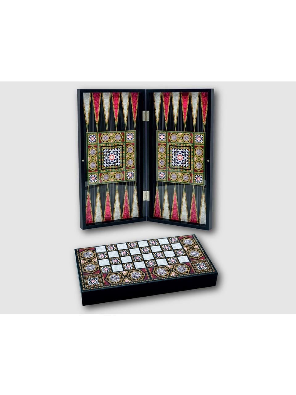 Classic Mother Of Pearl Tavla KS Games T87