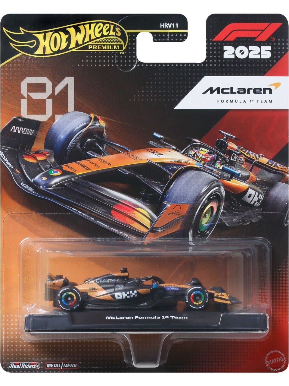 HOT WHEELS PREMIUM FORMULA 1 YARIS ARABASI MCLAREN FORMULA 1 TEAM Diğer JKD81