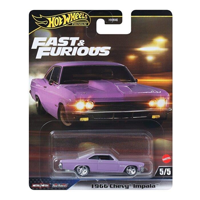 HOT WHEELS FAST & FURIOUS PREMIUM ARABALAR 1966 CHEVY IMPALA HNW46-JBL95 Diğer JBL95
