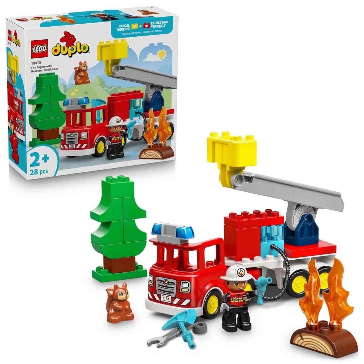 LEGO DUPLO KASABASI HORTUMLU ITFAIYE ARACI VE ITFAIYECI 10473 Diğer LED10473