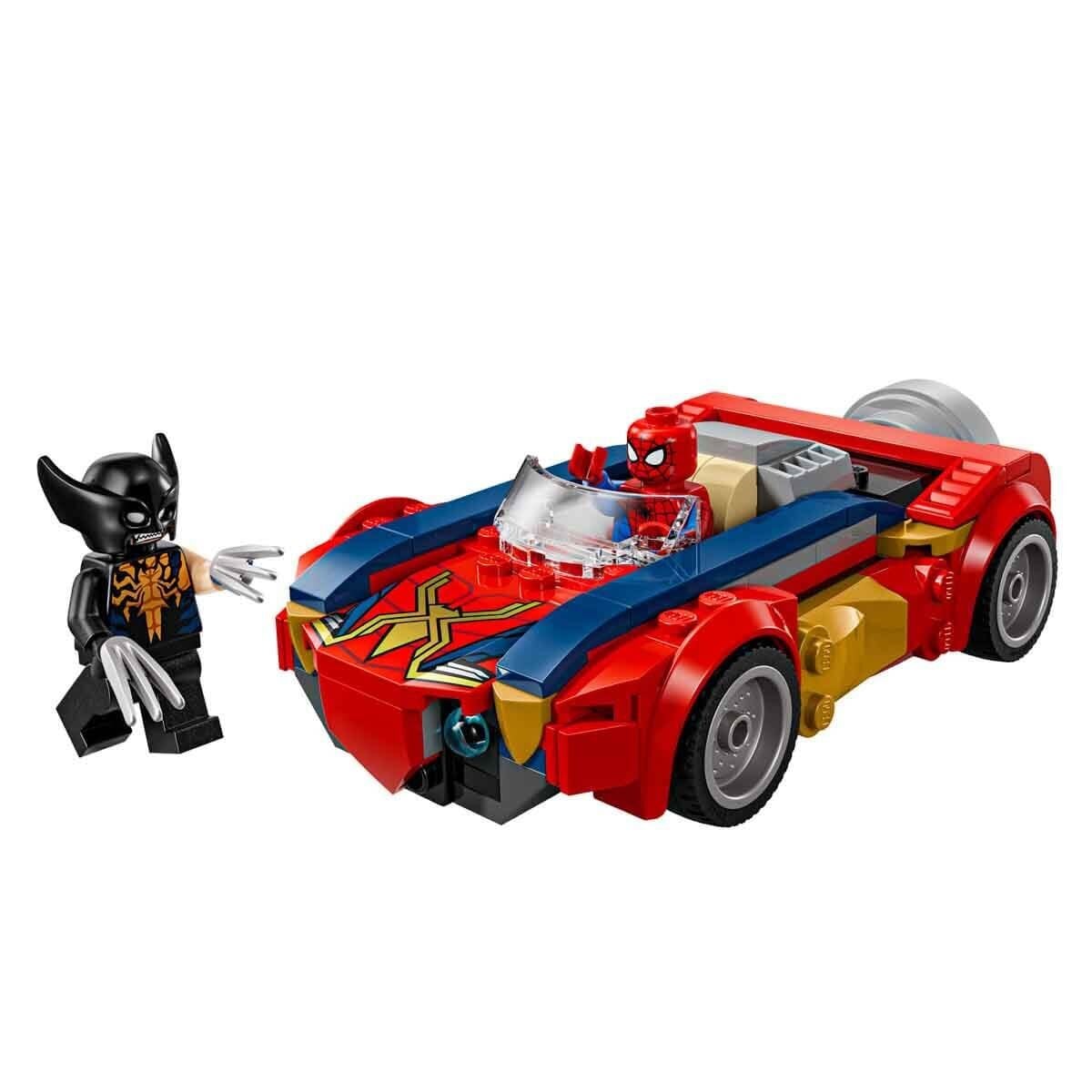 LEGO Marvel Örümcek Adam Arabası Venomlaşmış Wolverine'e Karşı 76336