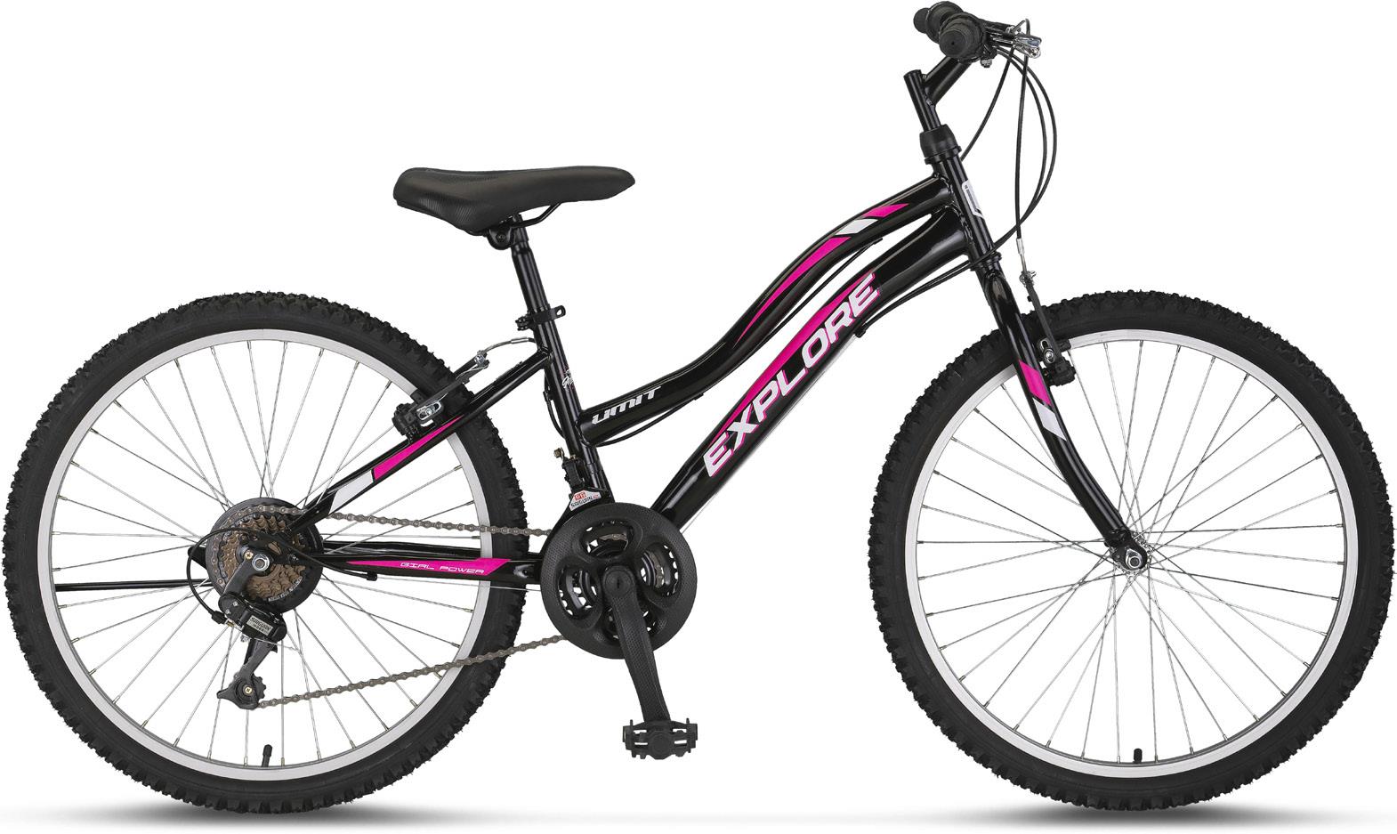 Ümit Explorer 52434 24 Jant Bisiklet Siyah Pembe Ümit EXP 24 SP